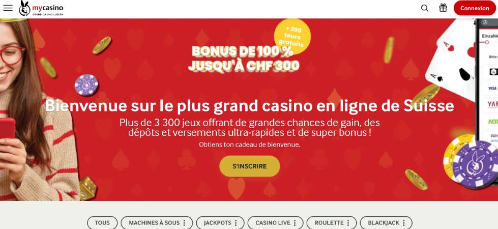 Mycasino casino online suisse fiable